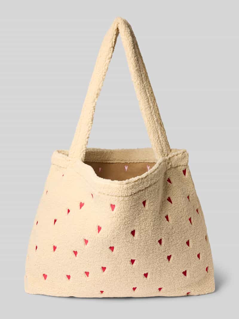 STUDIO NOOS Mom bag met all-over motiefstitching model 'Teddy'