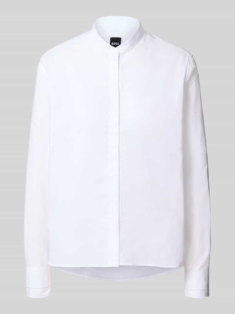 Boss Regular fit blouse van zuiver katoen model 'BERTYNA MONDAY'
