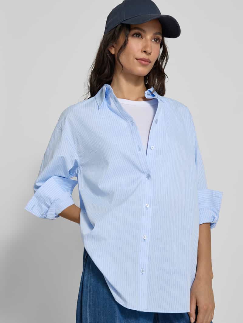 My Essential Wardrobe Regular fit overhemdblouse met doorknoopsluiting