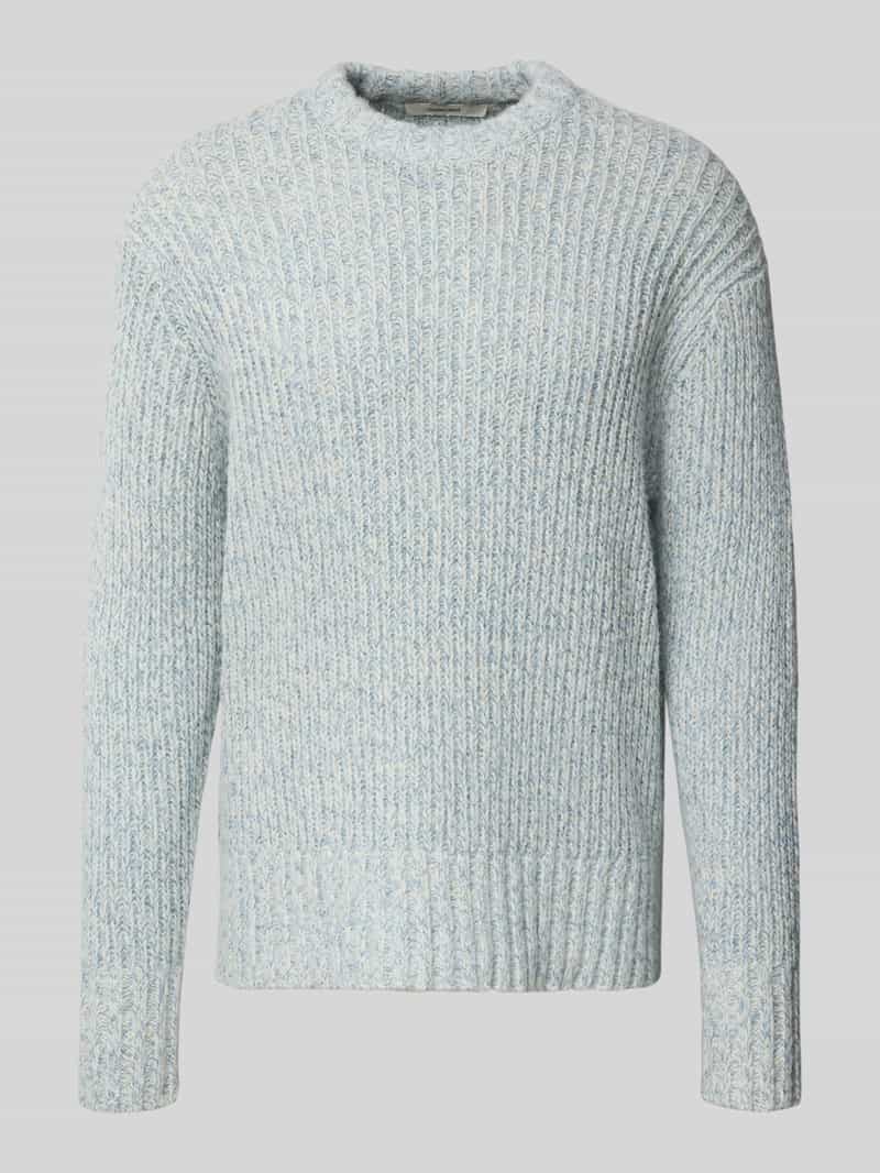 Selected Homme Relaxed fit wollen pullover met extra brede schouders model 'CHICAGO'