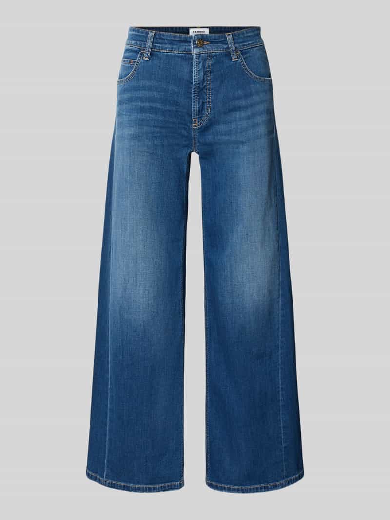 CAMBIO Korte jeans met wijde pijpen