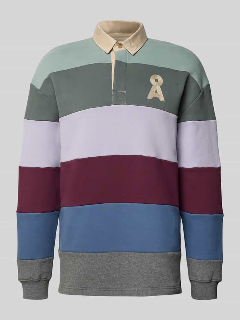 Oversized poloshirt van puur biologisch katoen