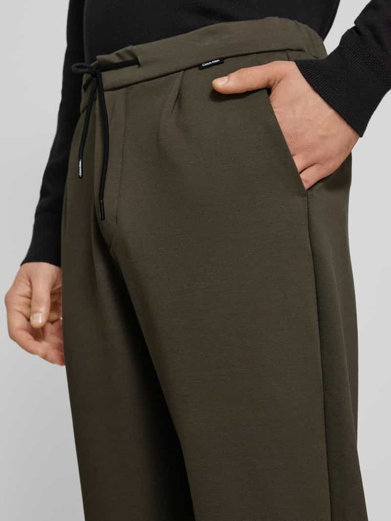 CK Calvin Klein Comfort fit sweatpants met labeldetail
