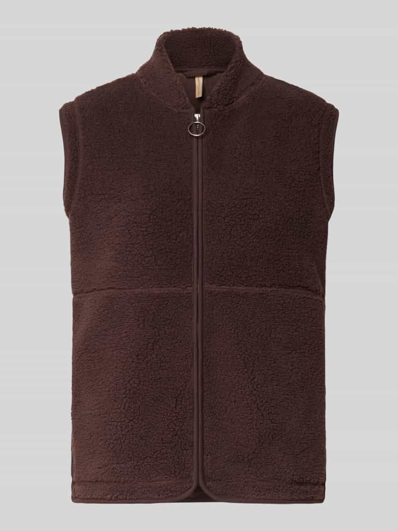 Regular fit bodywarmer met opstaande kraag model 'SC-ONYX 3'