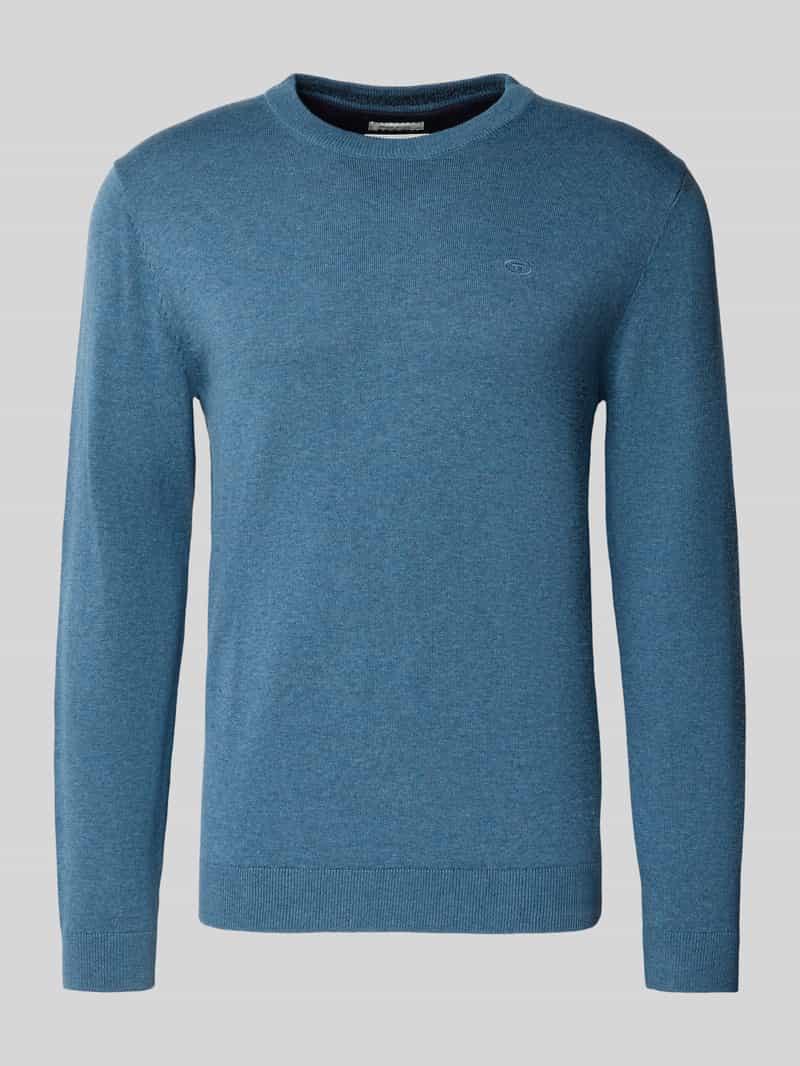 Tom Tailor Regular fit gebreide pullover van zuiver katoen