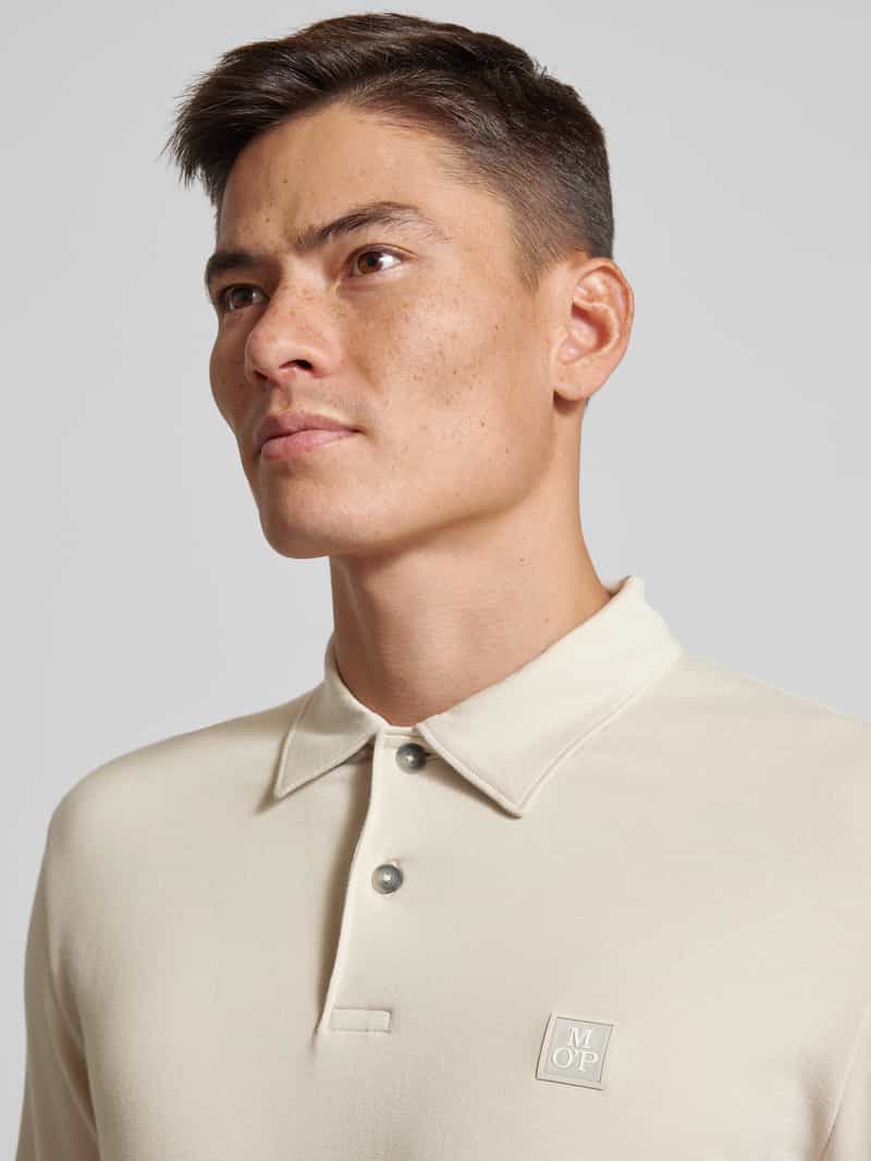 Marc O'Polo Regular fit poloshirt met biologisch katoen