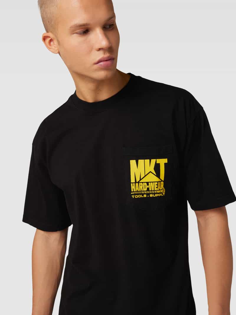 MARKET T-shirt met ronde hals en borstzak