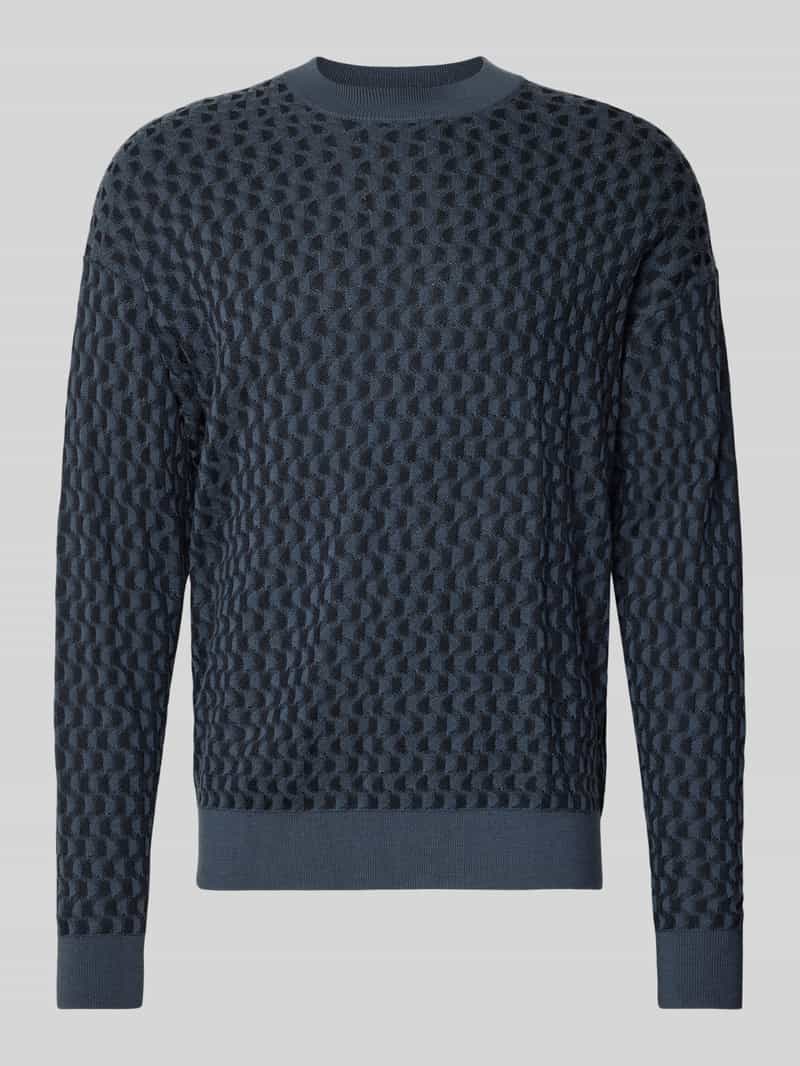 Drykorn Gebreide pullover van mix van viscose en wol model 'VALDRIK'