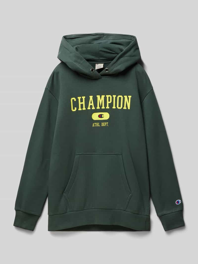 Champion Hoodie met labelprint