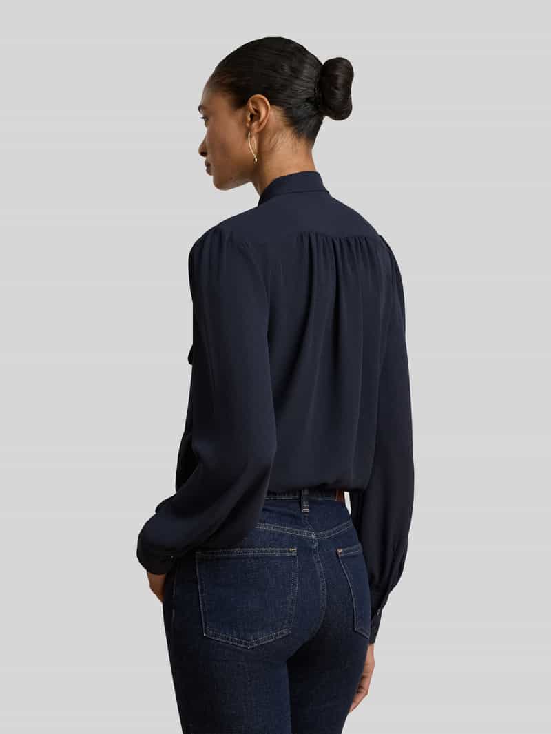 Lauren Ralph Lauren Regular fit blouse met lange mouwen van chiffon model 'KLARYCE'