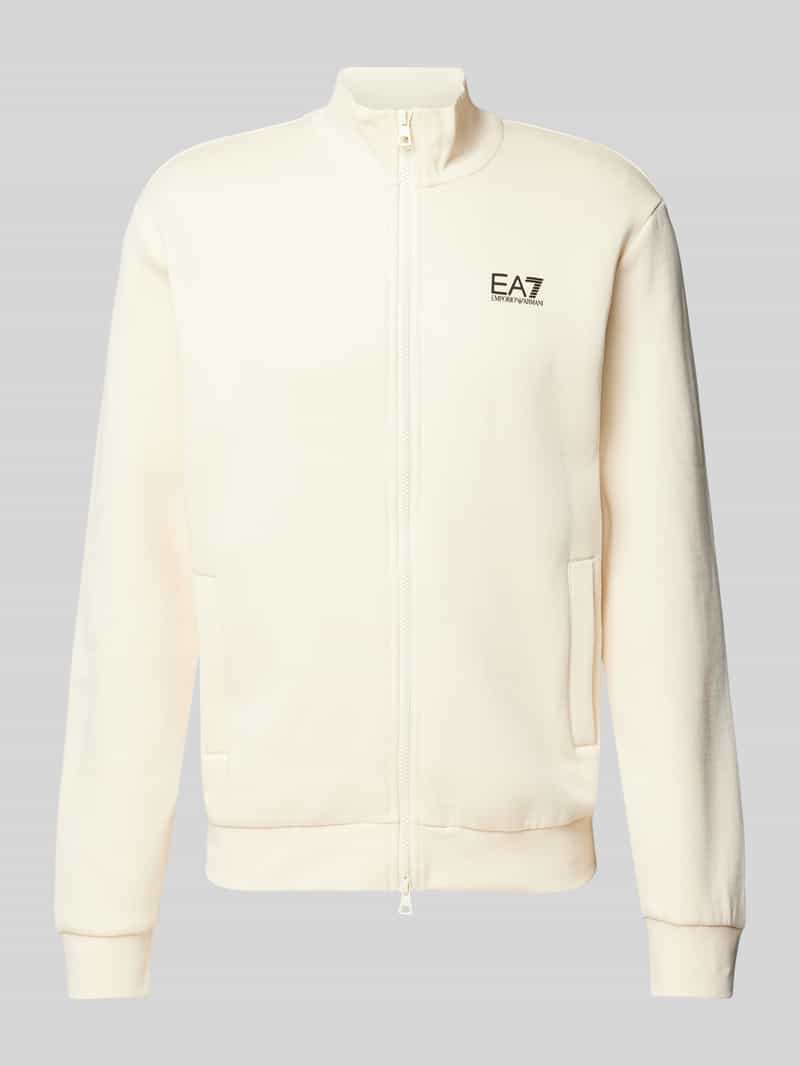 EA7 Emporio Armani Sweatjack met labelprint