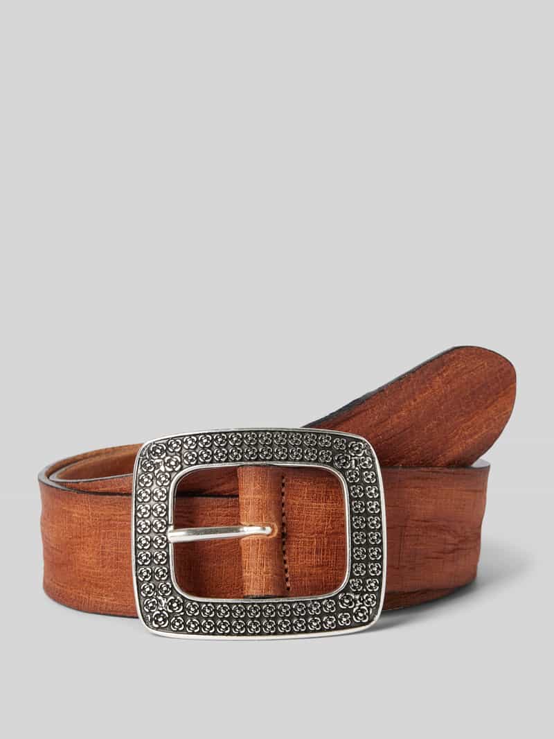Vanzetti Leren riem met doornsluiting