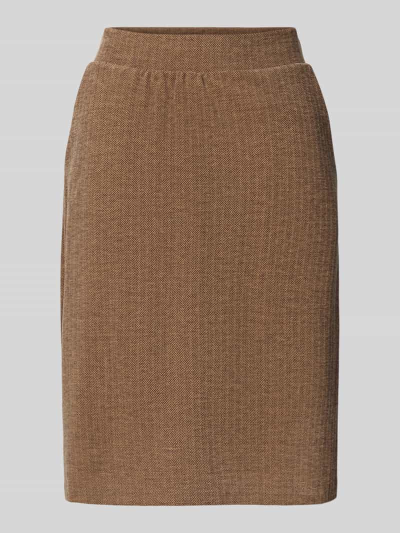 Soyaconcept Knielange rok met steekzakken model 'VINJA'