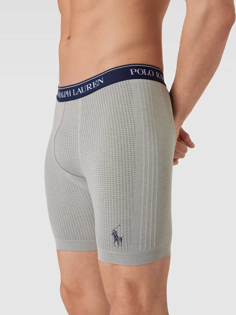Polo Ralph Lauren Underwear Boxershort met mesh inzetten model 'LIGHT SPORT HEATHER'