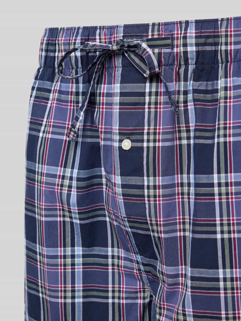 Christian Berg Men Korte pyjamabroek met tunnelkoord