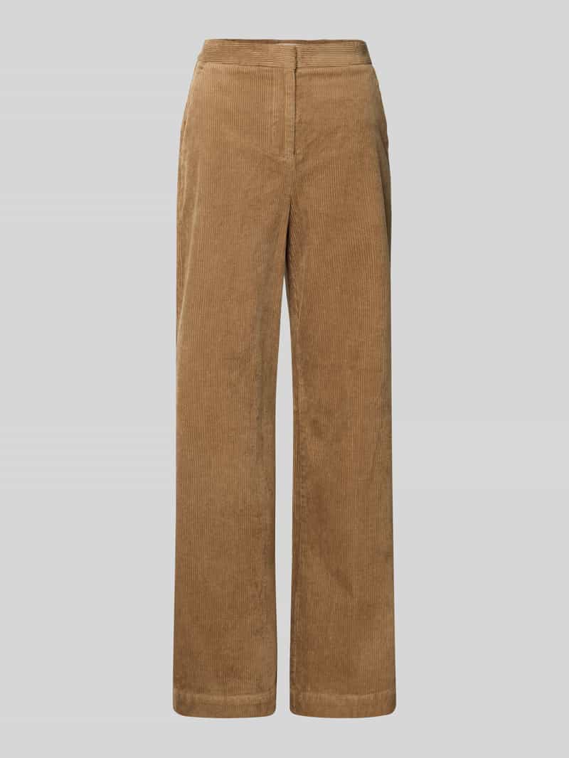 MSCH Copenhagen High waist coduroy broek model 'Geggo'