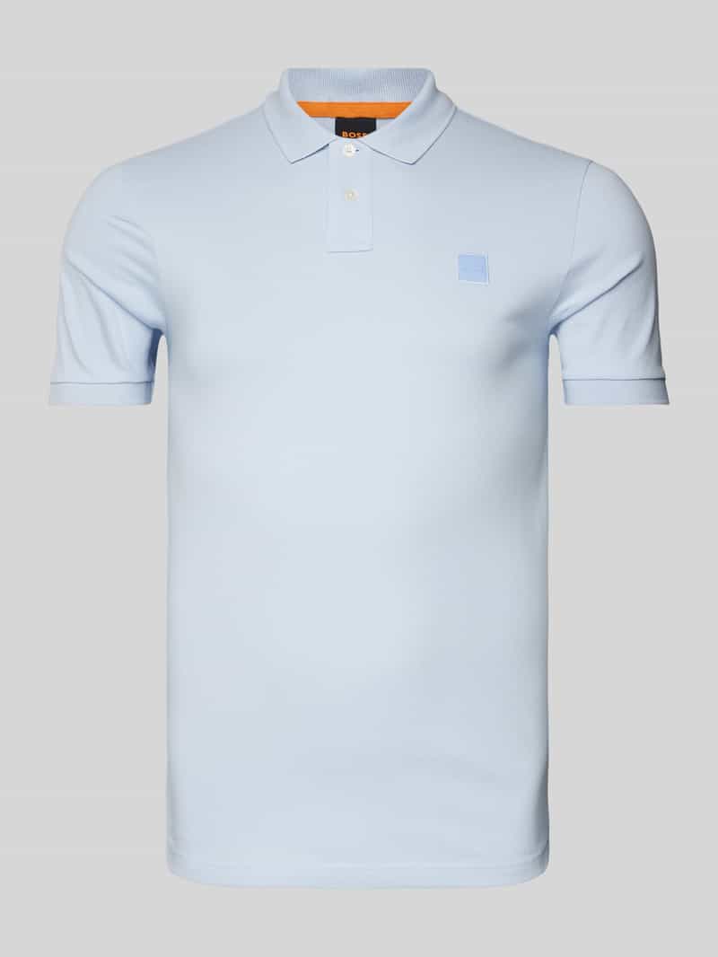 Boss Orange Poloshirt met labeldetail