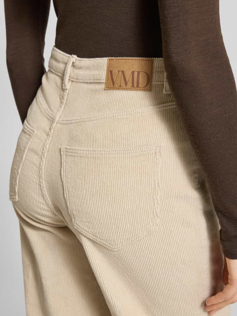 Vero Moda Wide leg corduroy broek van katoenmix model 'TESSA'