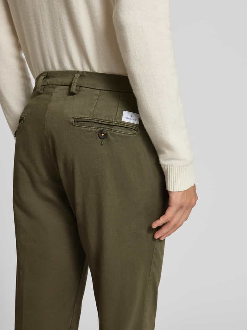 Manuel Ritz Stoffen broek met achterzakken