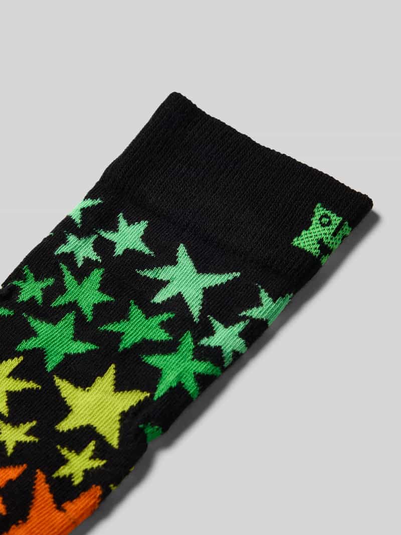 Happy Socks Sokken met motiefstitching model 'Star Cluster'