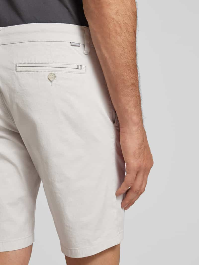 s.Oliver RED LABEL Korte regular fit chino met achterzakken