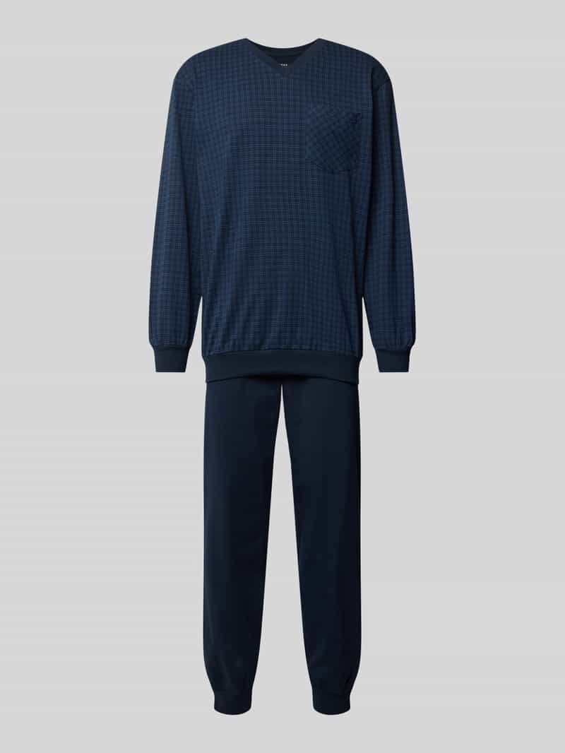Schiesser Pyjama met V-hals
