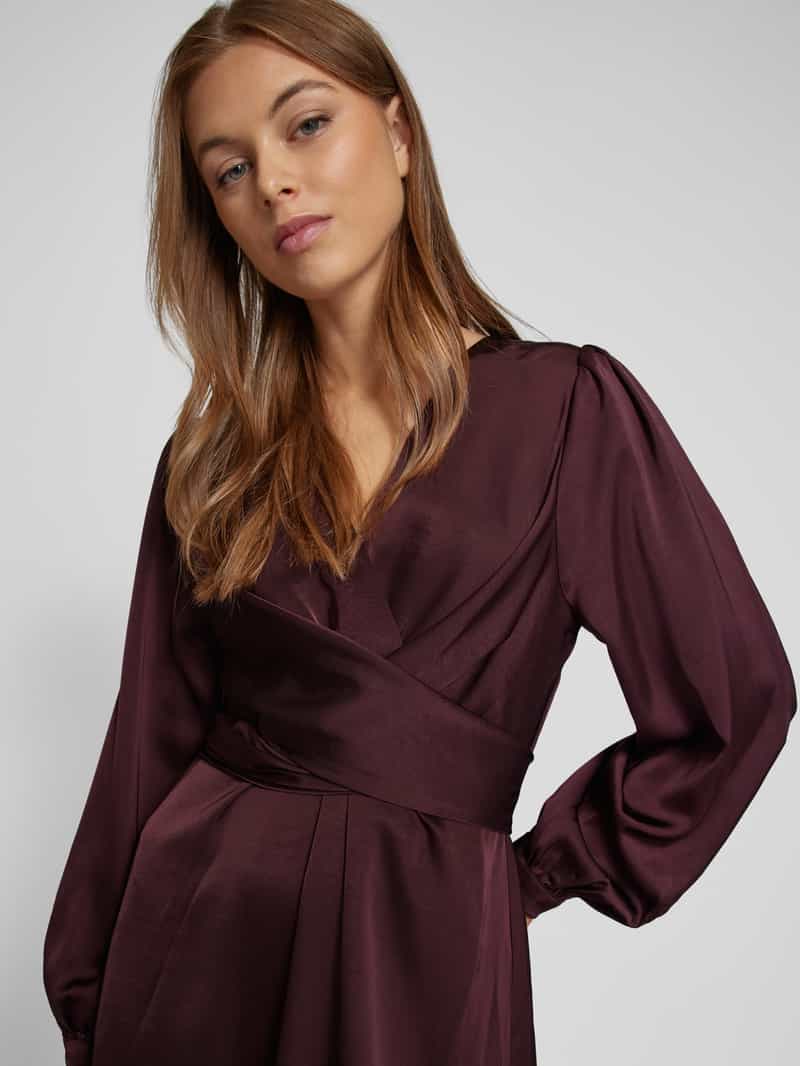 NEO NOIR Midi-jurk met naadritssluiting model 'RIMINI'