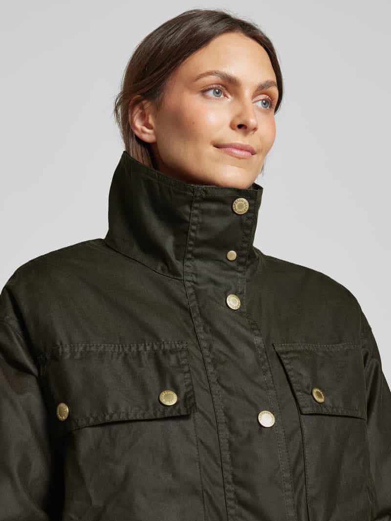 Barbour Jack met opstaande kraag model 'EVA WAX'