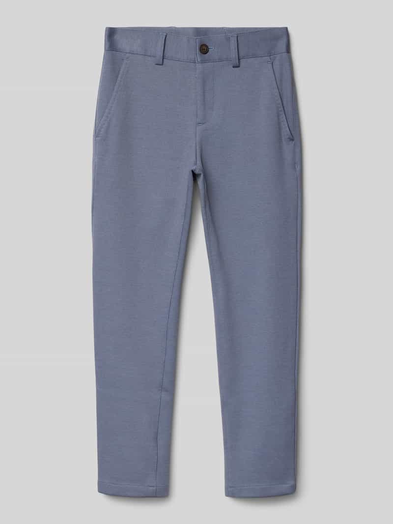 s.Oliver RED LABEL Regular fit broek in piquélook