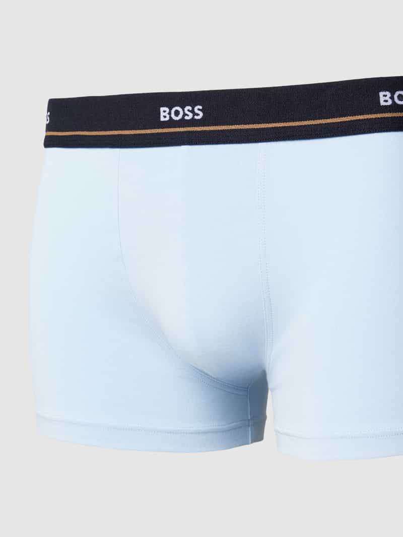 Boss Boxershort met logo in band in een set van 5 stuks