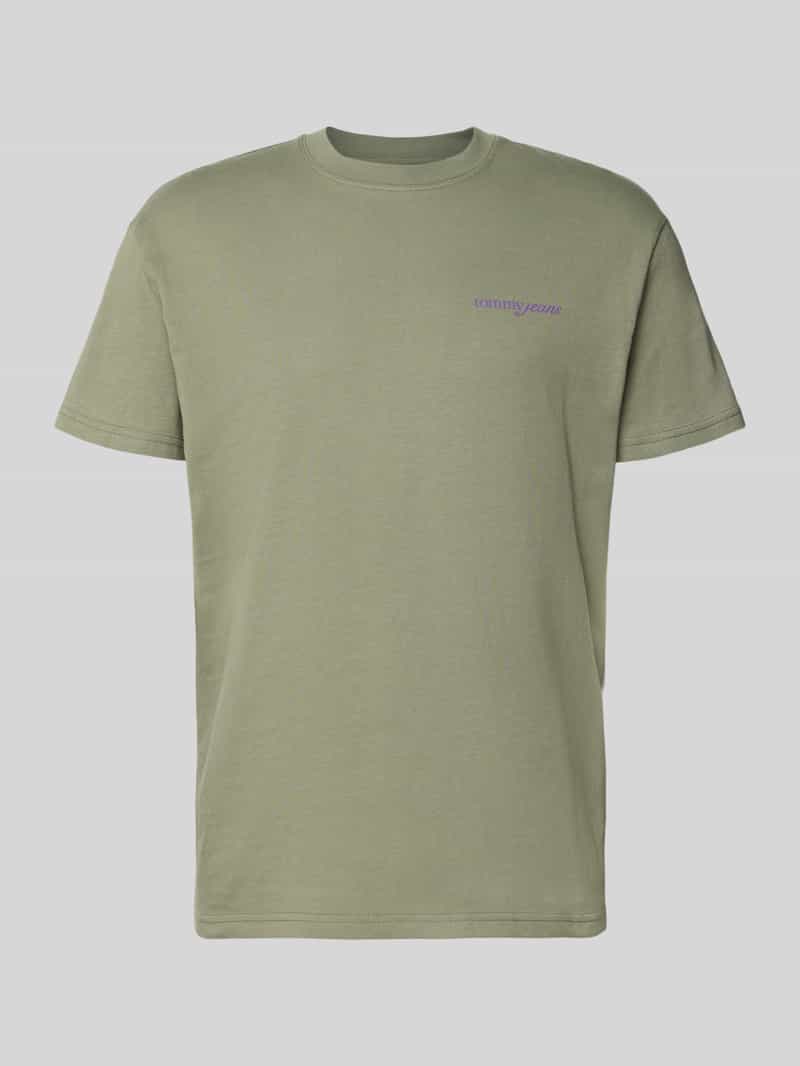 Tommy Jeans Regular fit T-shirt van puur katoen