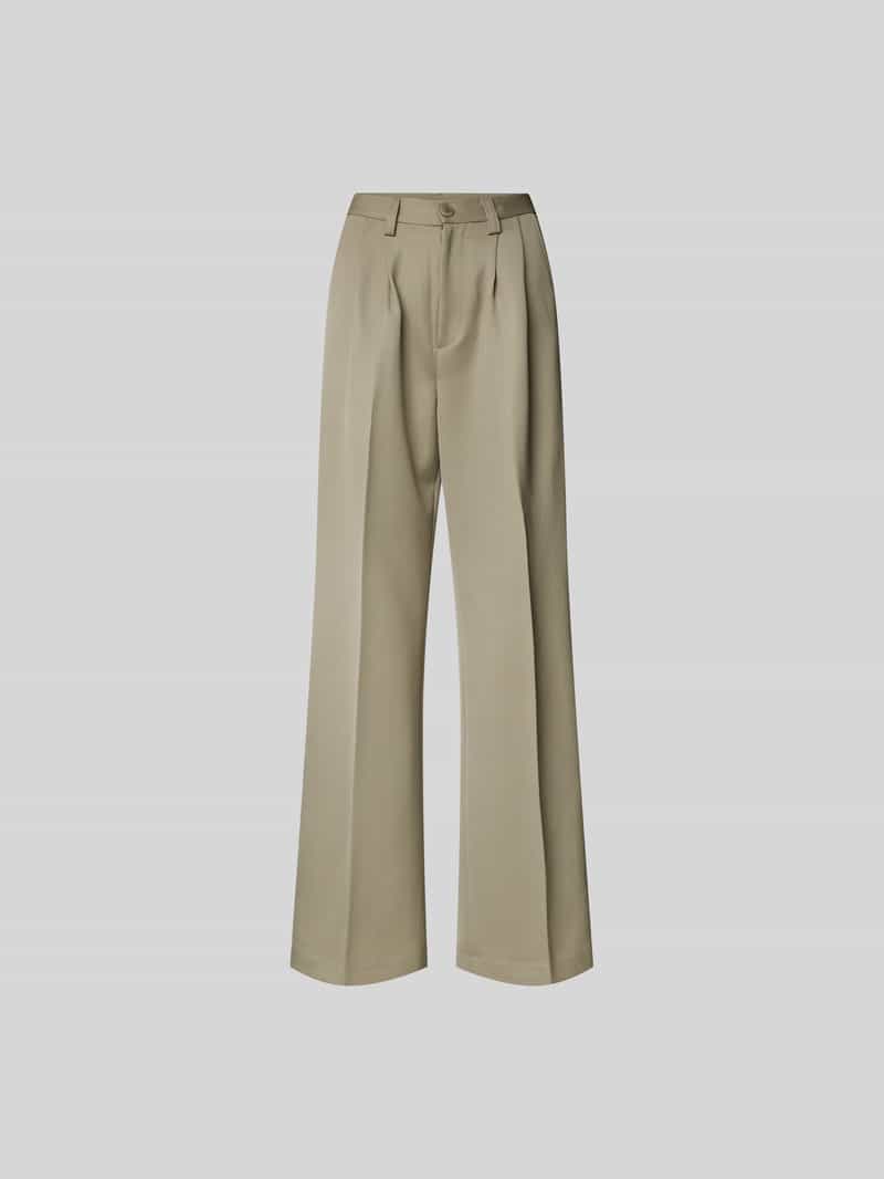 Stoffen broek met steekzakken