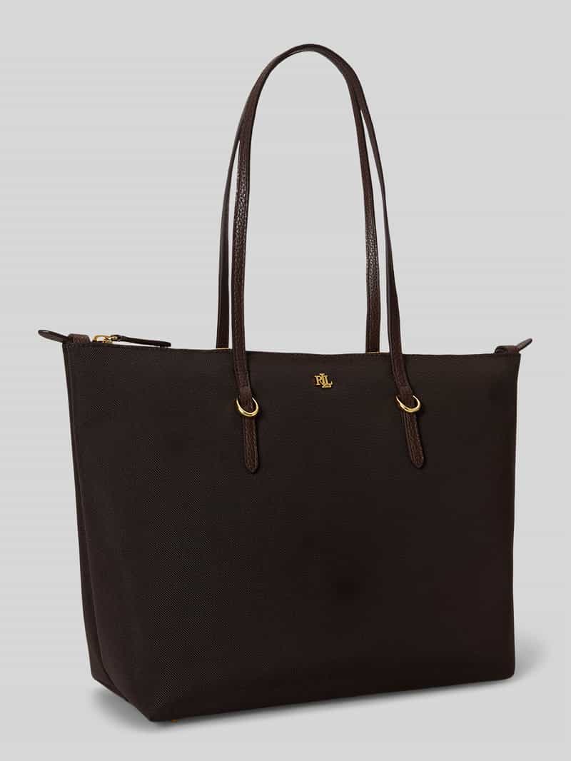 Lauren Ralph Lauren Handtas met logodetail bruin, foto 3