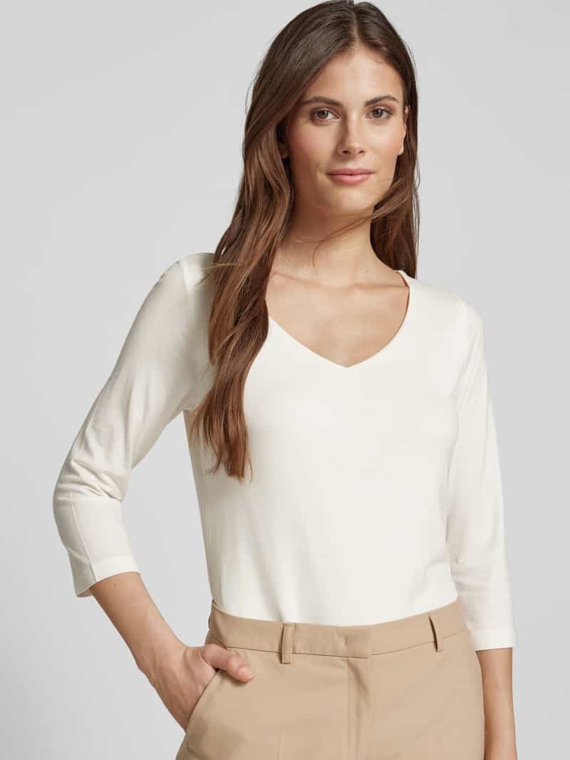 s.Oliver RED LABEL Regular fit shirt met lange mouwen in mix van lyocell en elastaan