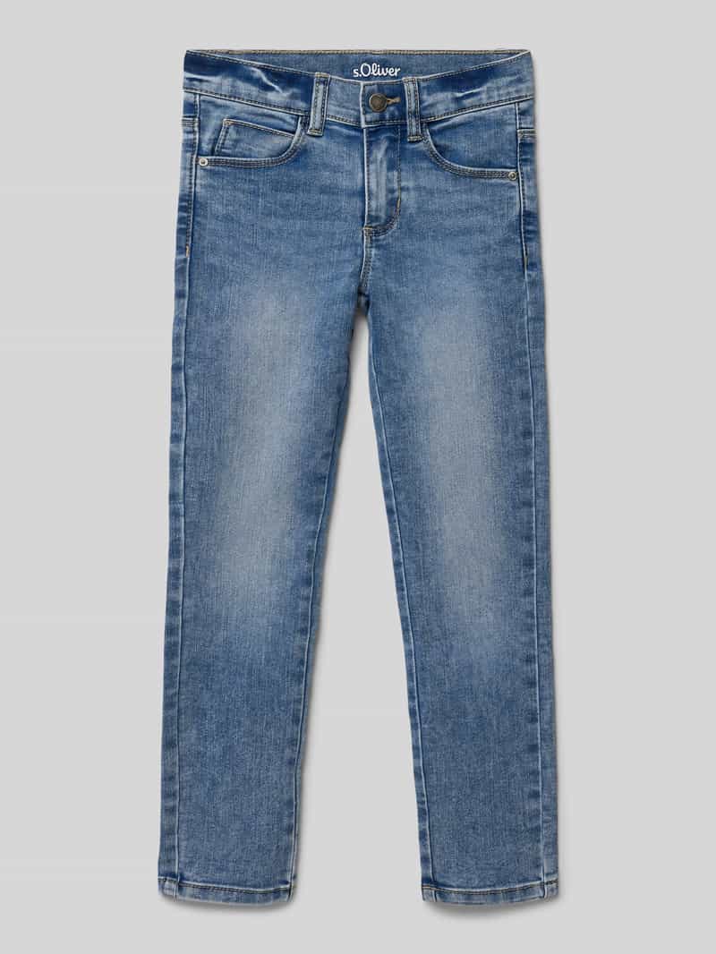 s.Oliver RED LABEL Slim fit jeans van katoenmix model 'KATHY'