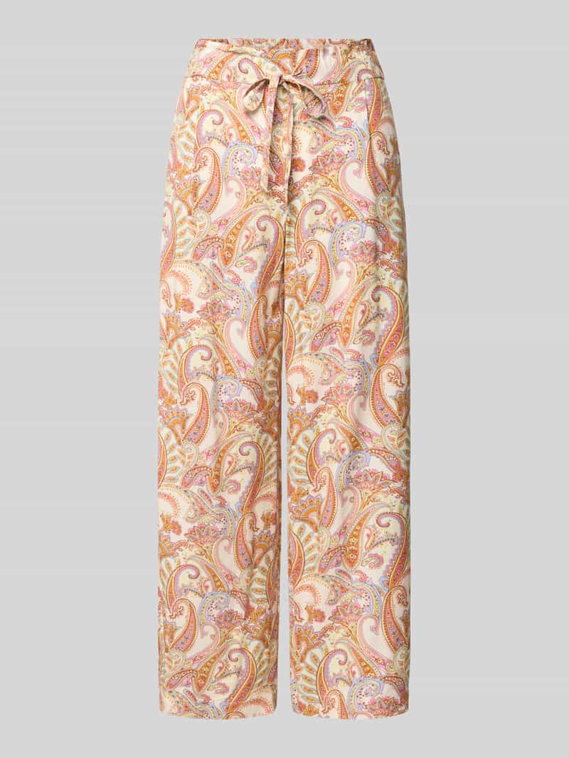 Christian Berg Woman Wide leg culotte met bandplooien