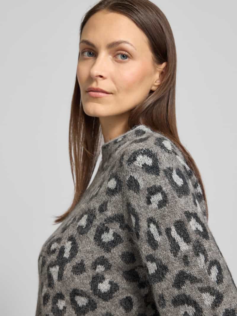 s.Oliver BLACK LABEL Regular fit gebreide pullover met wol
