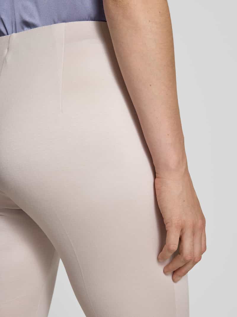 Marc Cain Slim fit stoffen broek met siernaden