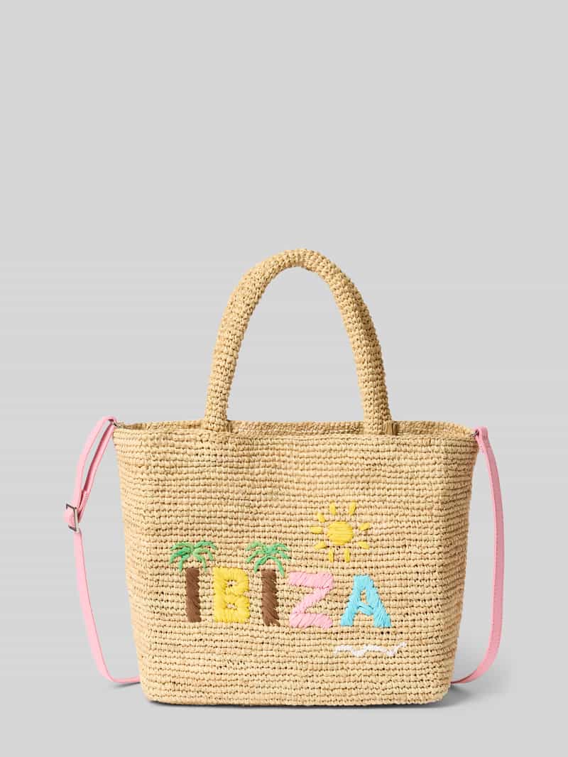 Shopper van puur katoen model 'RAFFIA'