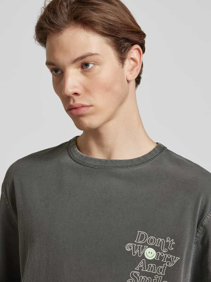 Tommy Jeans Regular fit T-shirt met labelprint model 'NOVELTY GRAPHIC'