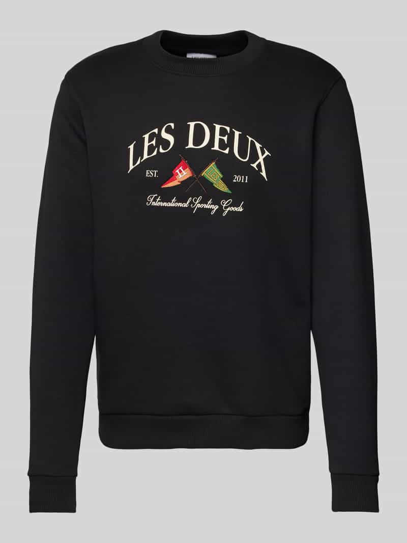 Les Deux Sweatshirt met labelstitching model 'Ivy'