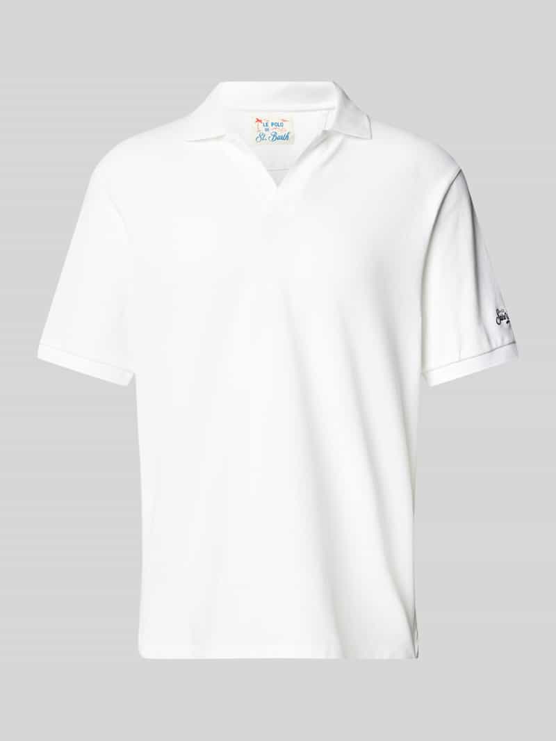MC2 Saint Barth Regular fit poloshirt met V-hals model 'CHARLES'