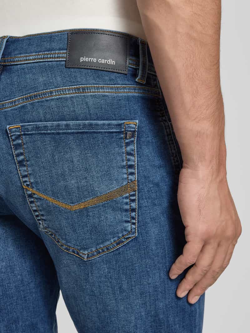Pierre Cardin Korte jeans met steekzakken model 'Sisteron'