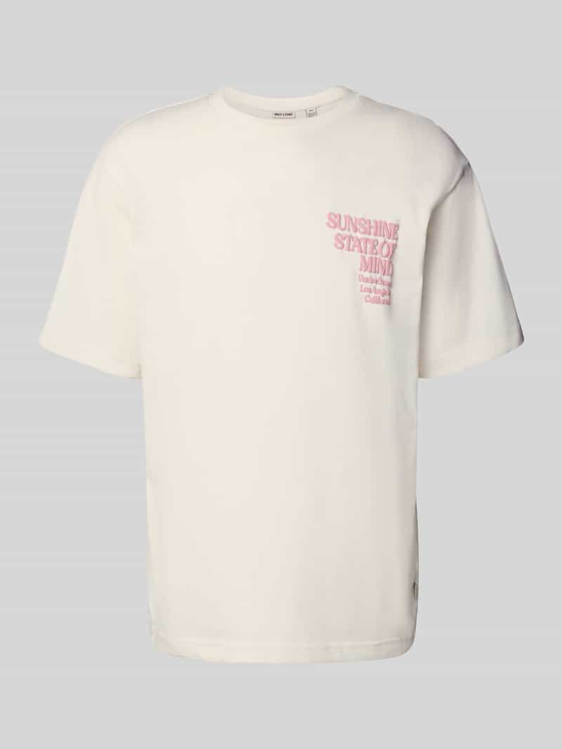 Only & Sons Relaxed fit T-shirt van puur katoen model 'KENNY'