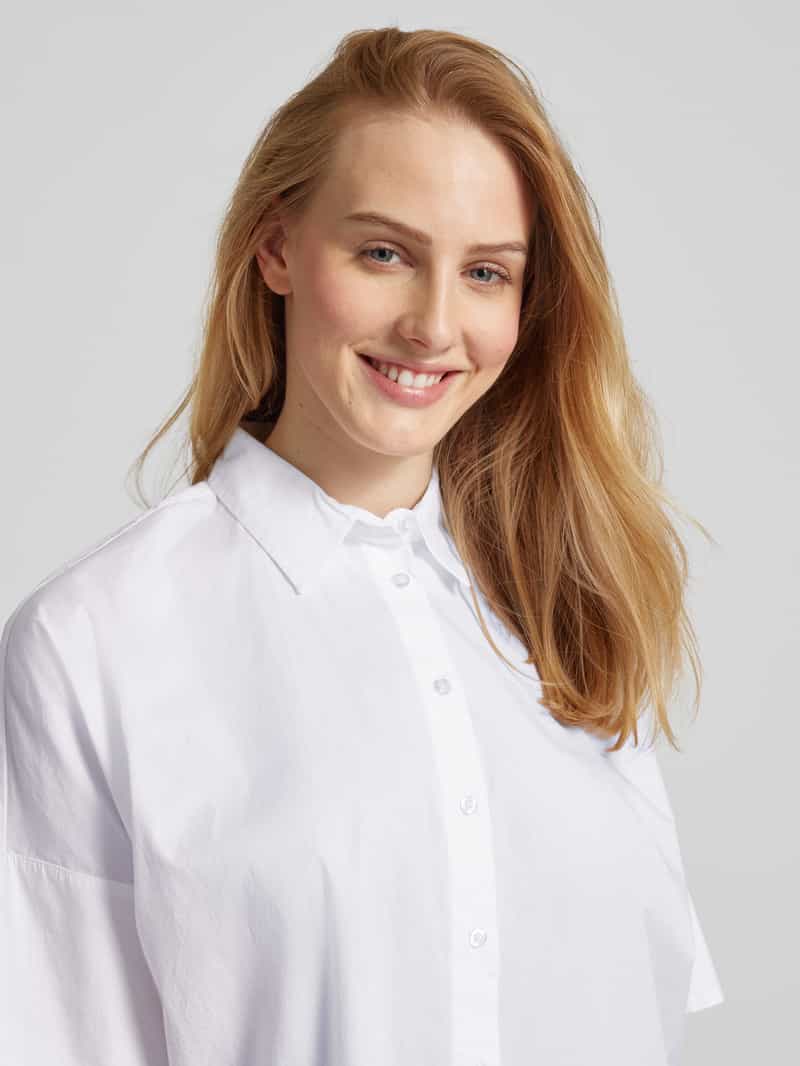 Emily Van den Bergh Overhemdblouse met extra brede schouders