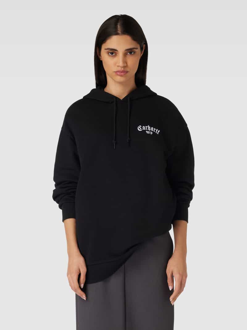 Hoodie met labelstitching, model 'ONYX' Carhartt Work In Progress