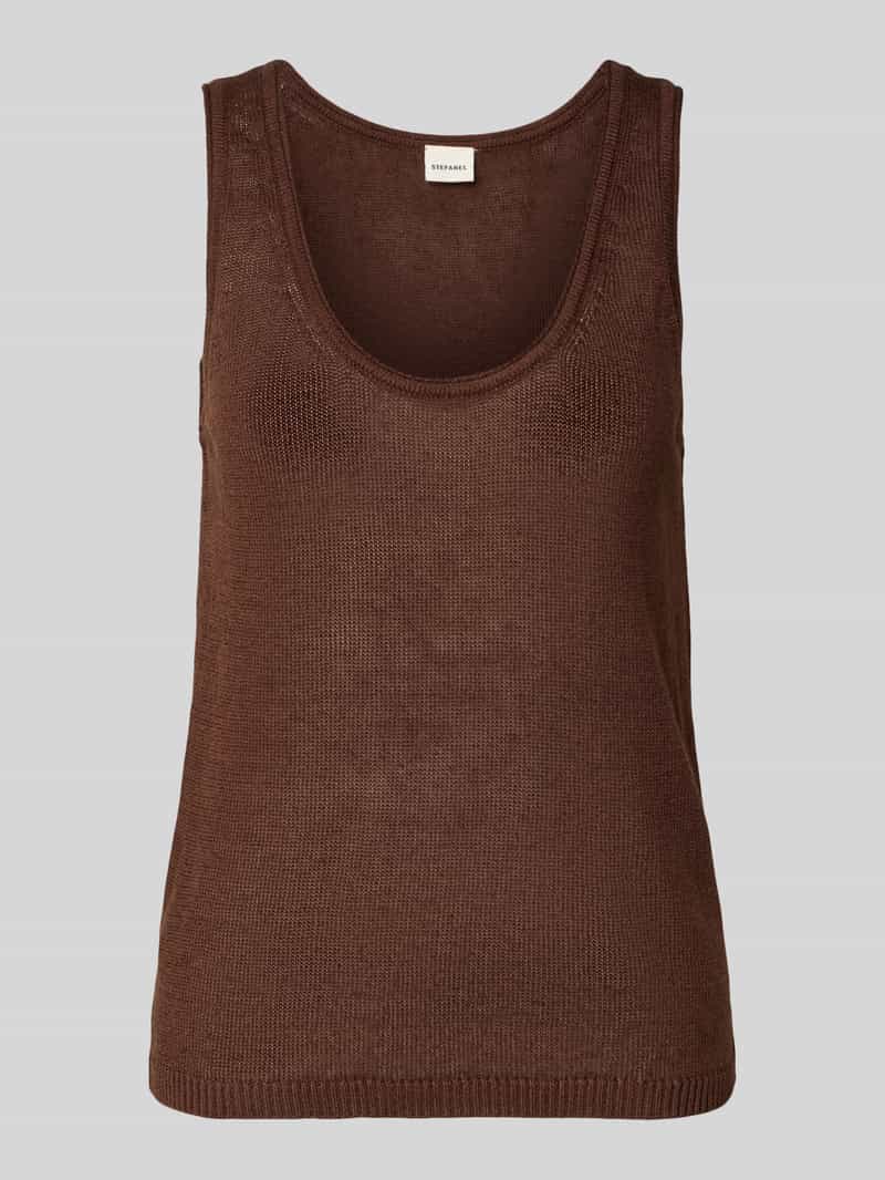 Tanktop met ronde hals