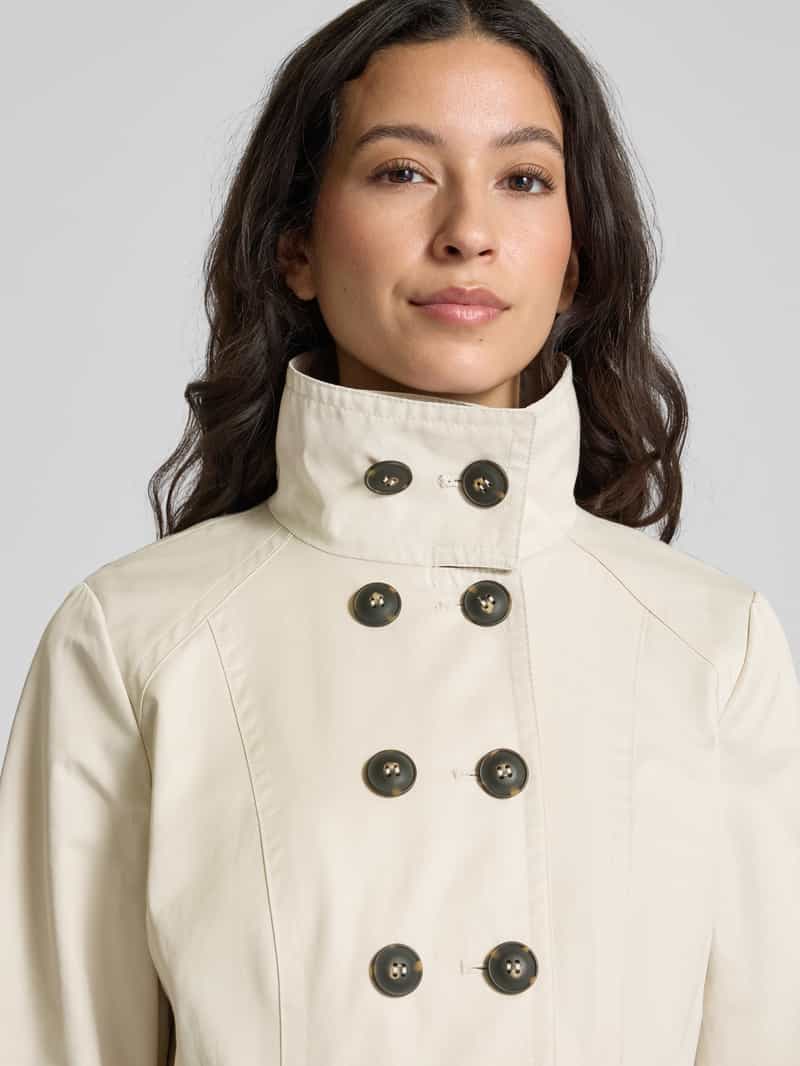 Fuchs Schmitt Trenchcoat van katoenmix