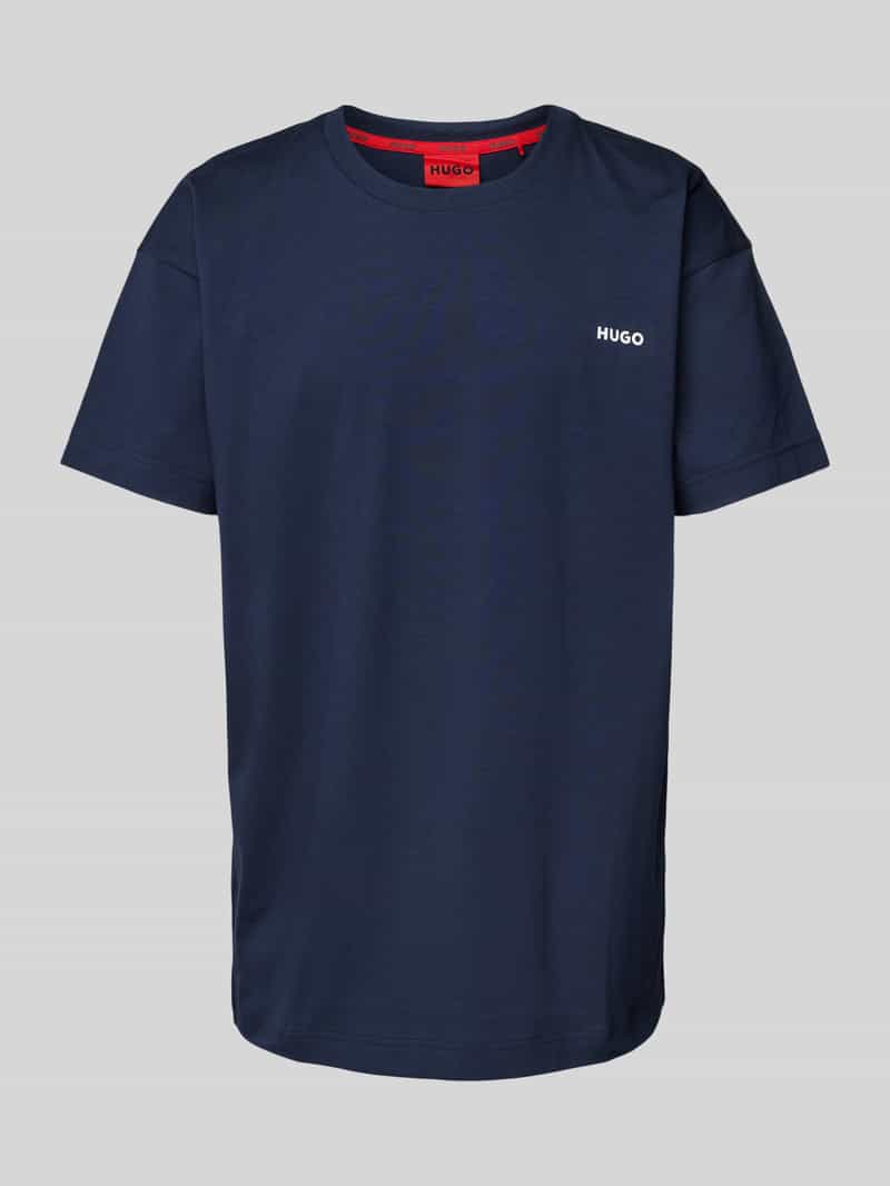 HUGO T-shirt met labelprint model 'TORTUGA'