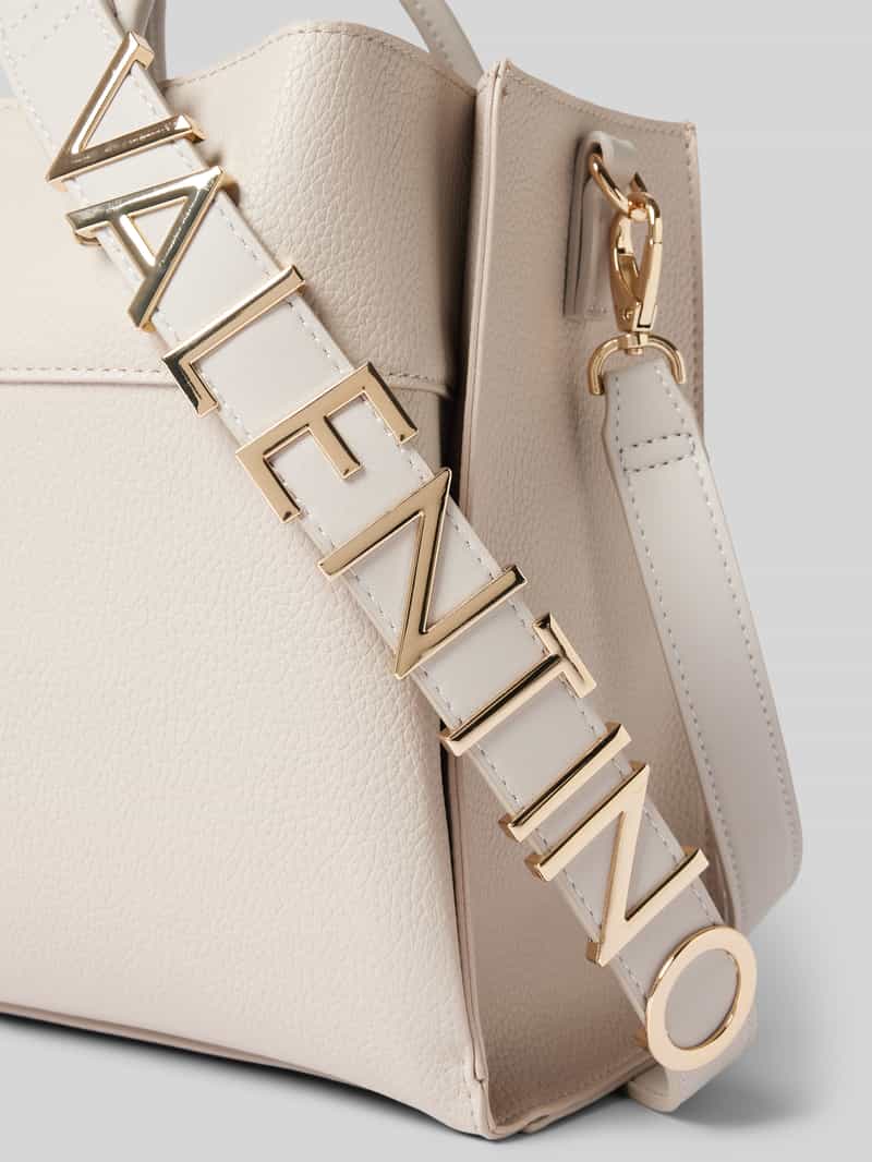 VALENTINO BAGS Handtas met labeldetail in metallic